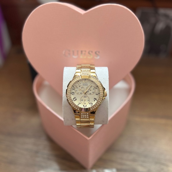 GUESS Women’s Multi-Function Gold-Tone Sport Watch - Picture 9 of 16